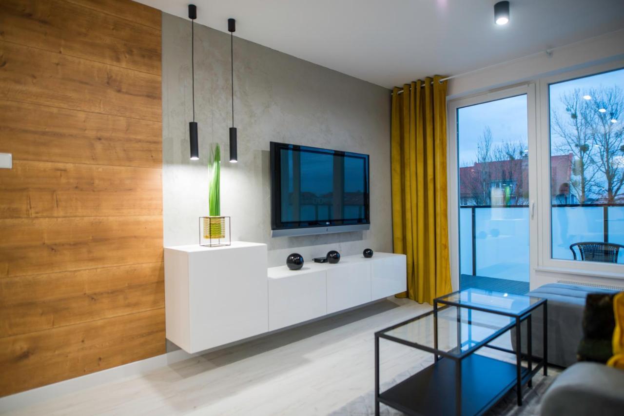 Nowoczesny Apartament Ludova Biskupiec  Kültér fotó